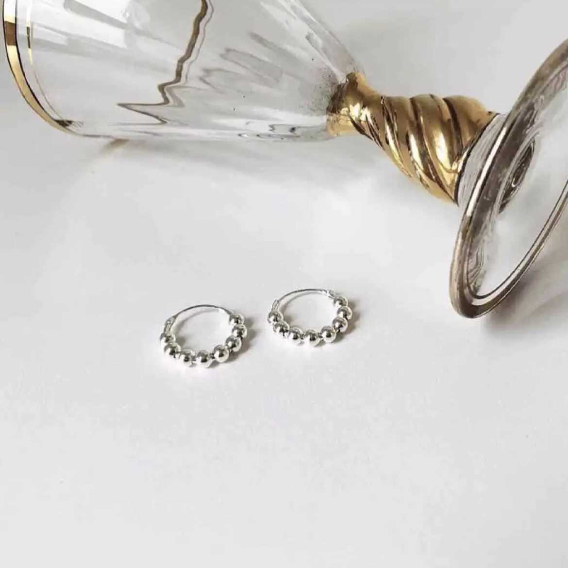 Winterwinter Jewelry Silver925 : ต่างหูห่วงเงินแท้ ใส่อาบน้ำได้เลย สวยไม่เหมือนใคร