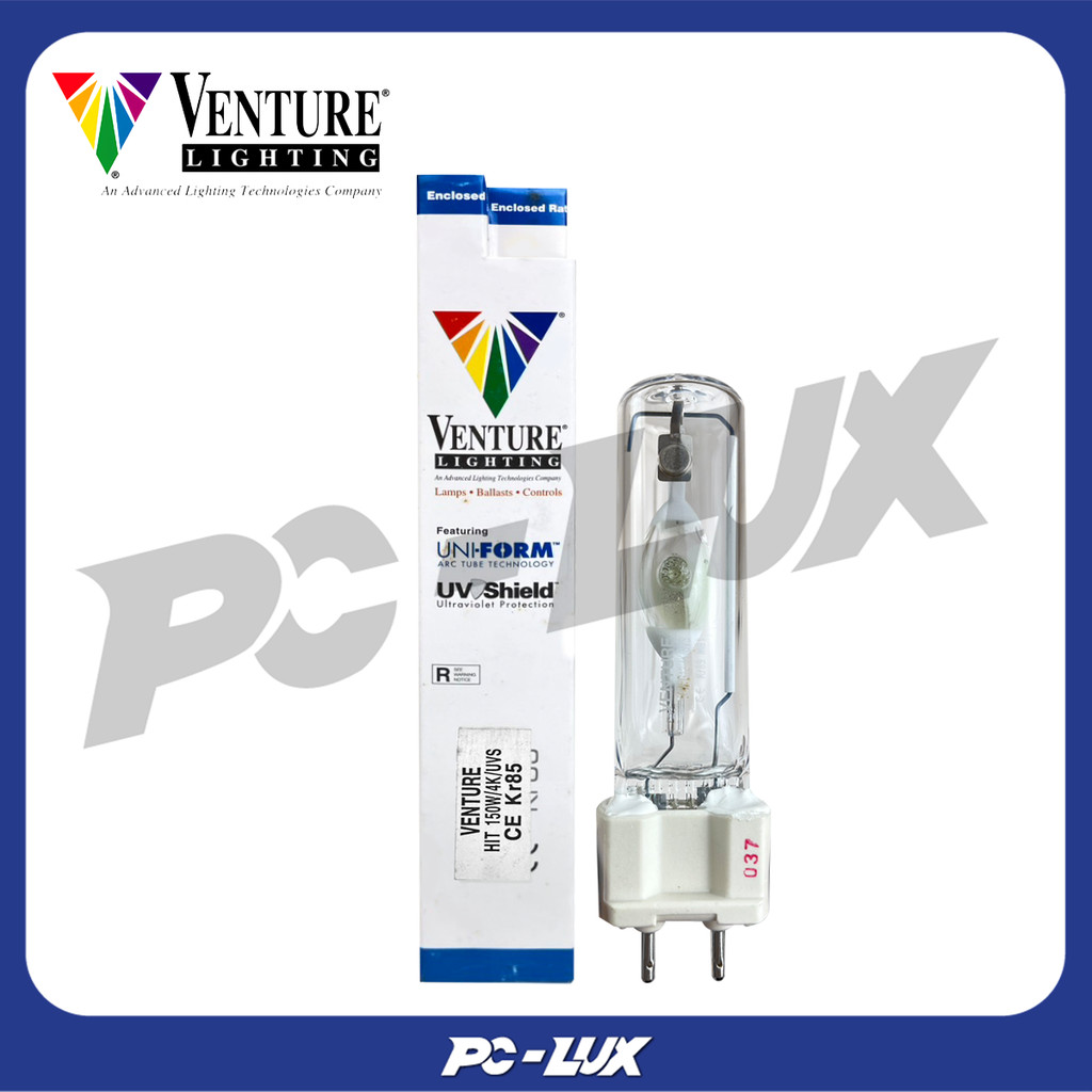 VENTURE หลอดเมทัลฮาไลด์ทรงกระบอก รุ่น HIT 150W/4K/UVS กำลังไฟ 150 วัตต์