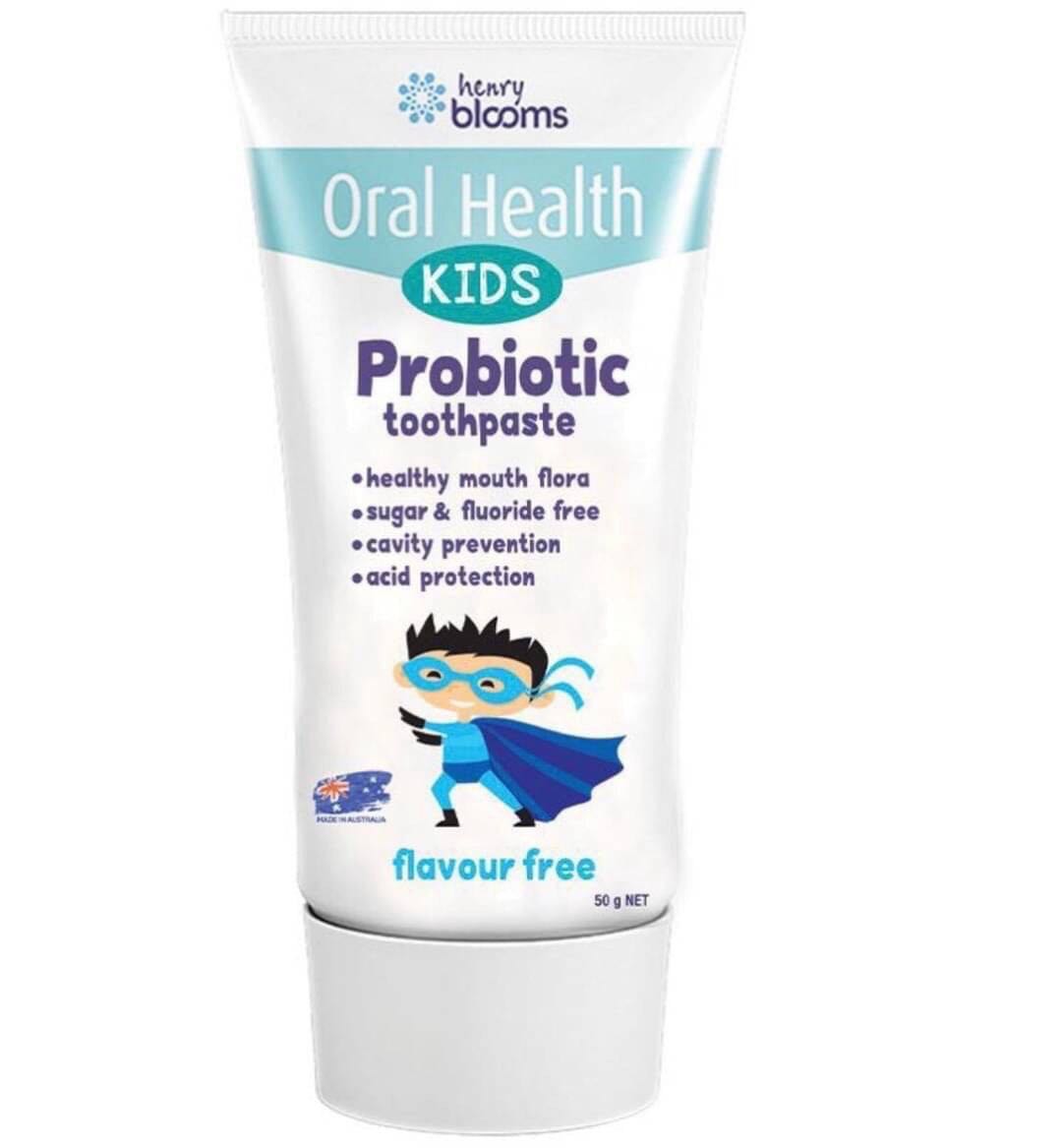 ยาสีฟัน Blooms Kids Probiotic toothpaste สำหรับเด็ก  made in Australia 🇦🇺  รสธรรมชาติ