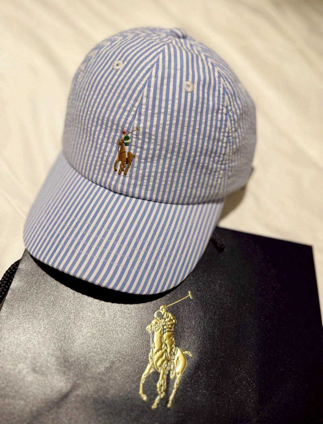( SALE ) POLO RALPH LAUREN SEERSUCKER CAP 