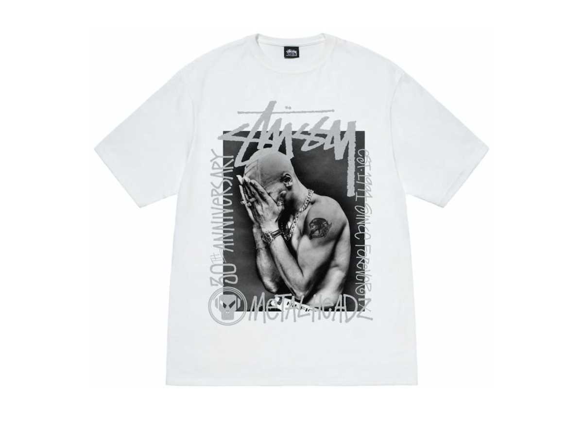 Stussy Goldie Metalheadz 30 Tee White