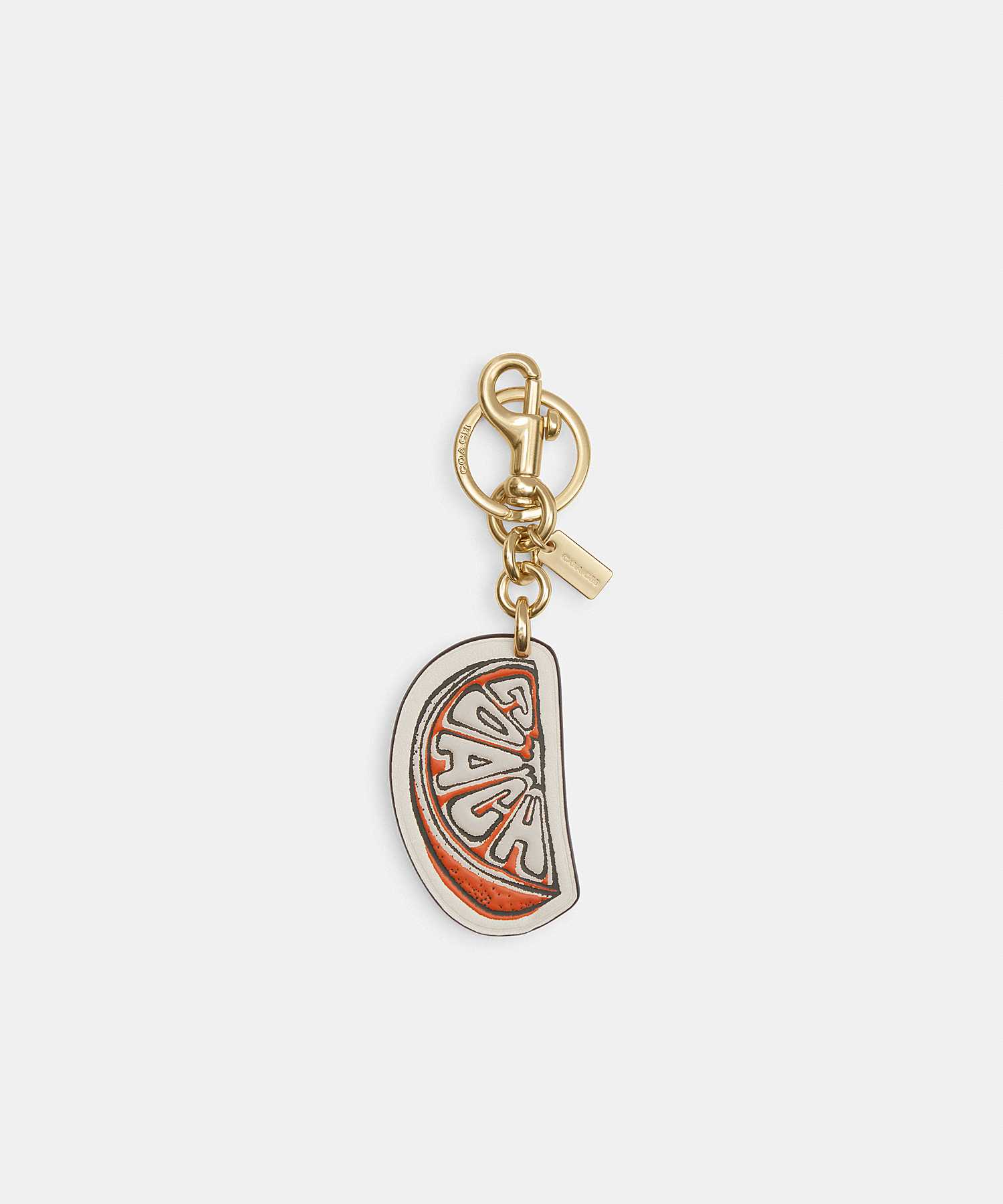 COACH ORANGE BAG CHARM CAO54 IMCAH