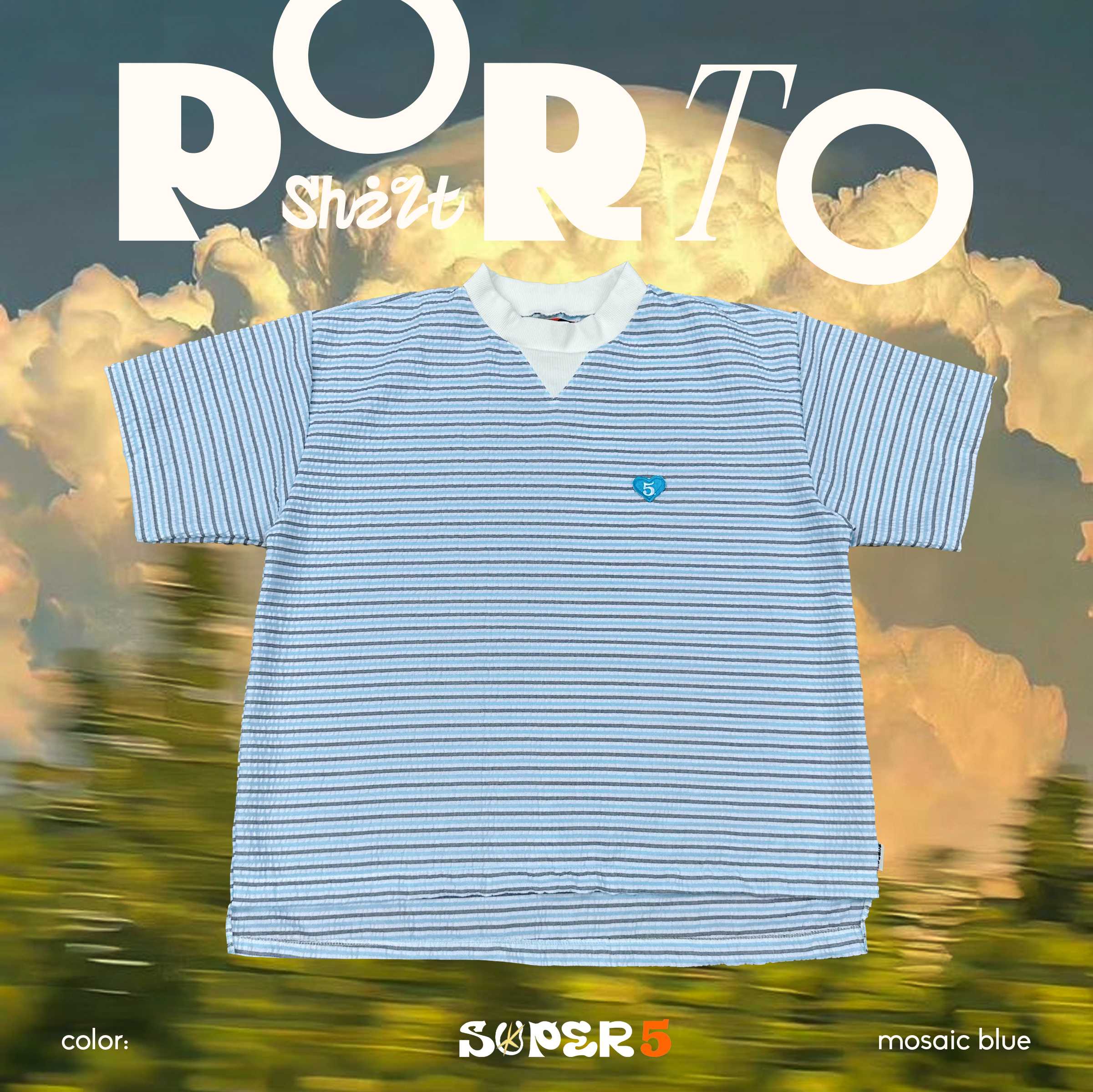 Porto Shirt - Mosaic Blue