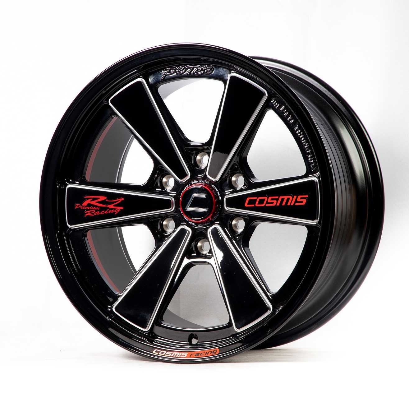 แม็กซ์ RZ PREMIUM RACING (YA053) 18X9.5 6X139.7 ET25 CB.106 (R)BLK-W-PLATE