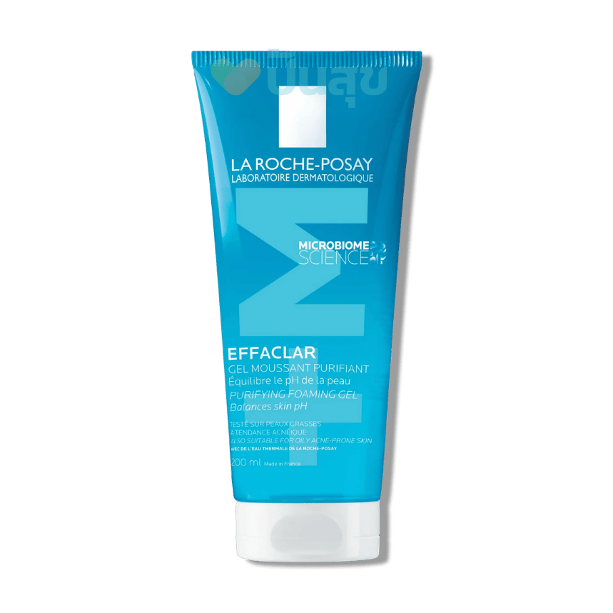 LA ROCHE-POSAY EFFACLAR PURIFYING FOAMING GEL (200ml) เจลล้างหน้าสูตรอ่อนโยนสำหรับผิวมัน