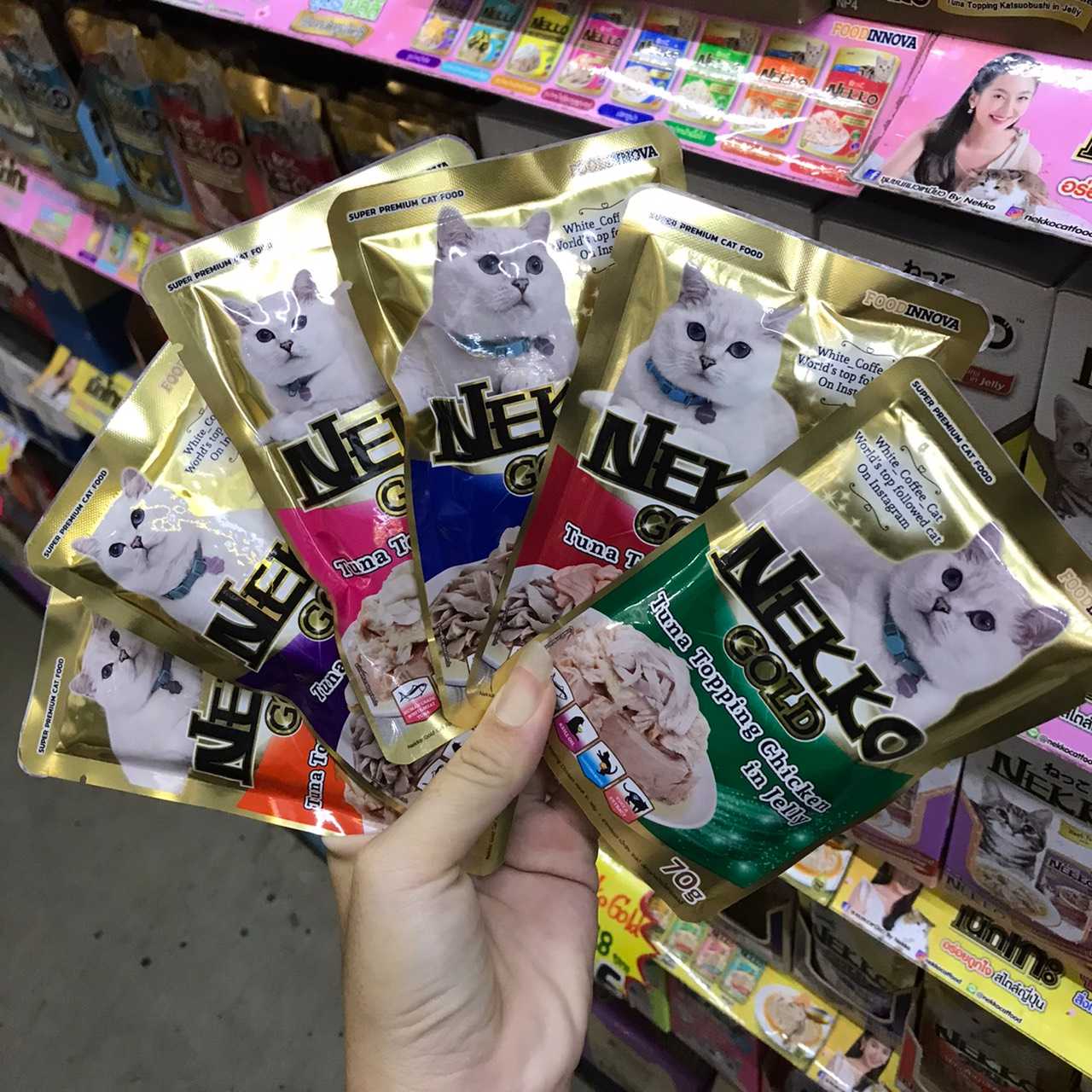 Nekko Gold อาหารเปียกแมวโต เกรดพรีเมียม