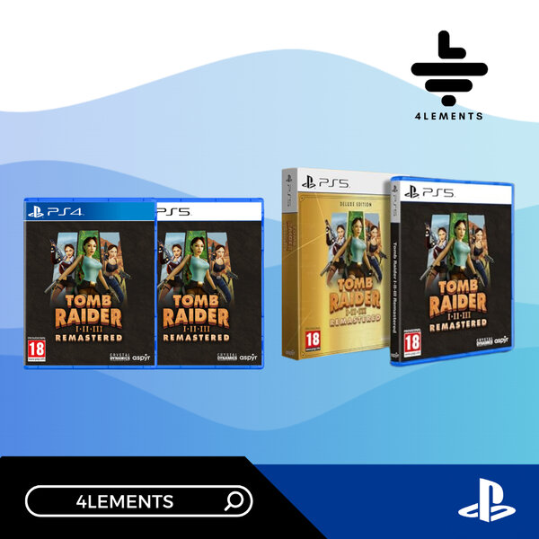 (พร้อมส่ง) PS4 PS5 TOMB RAIDER I-II-III REMASTERED [EUR] ENG (มือ1)