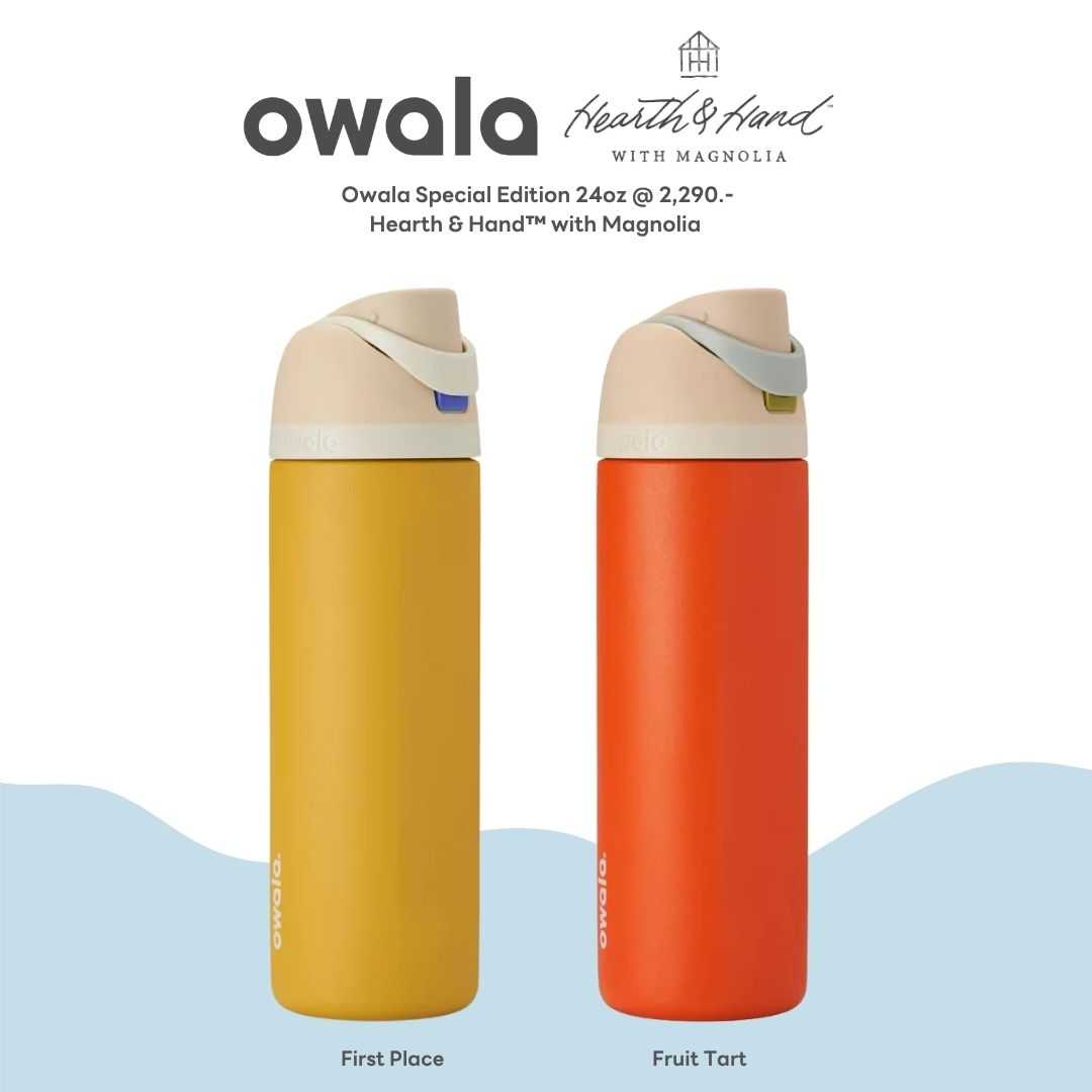 Owala x Hearth and Hand with Magnolia FreeSip Bottle⁣ ขนาด 24 oz จากอเมริกา พร้อมส่ง