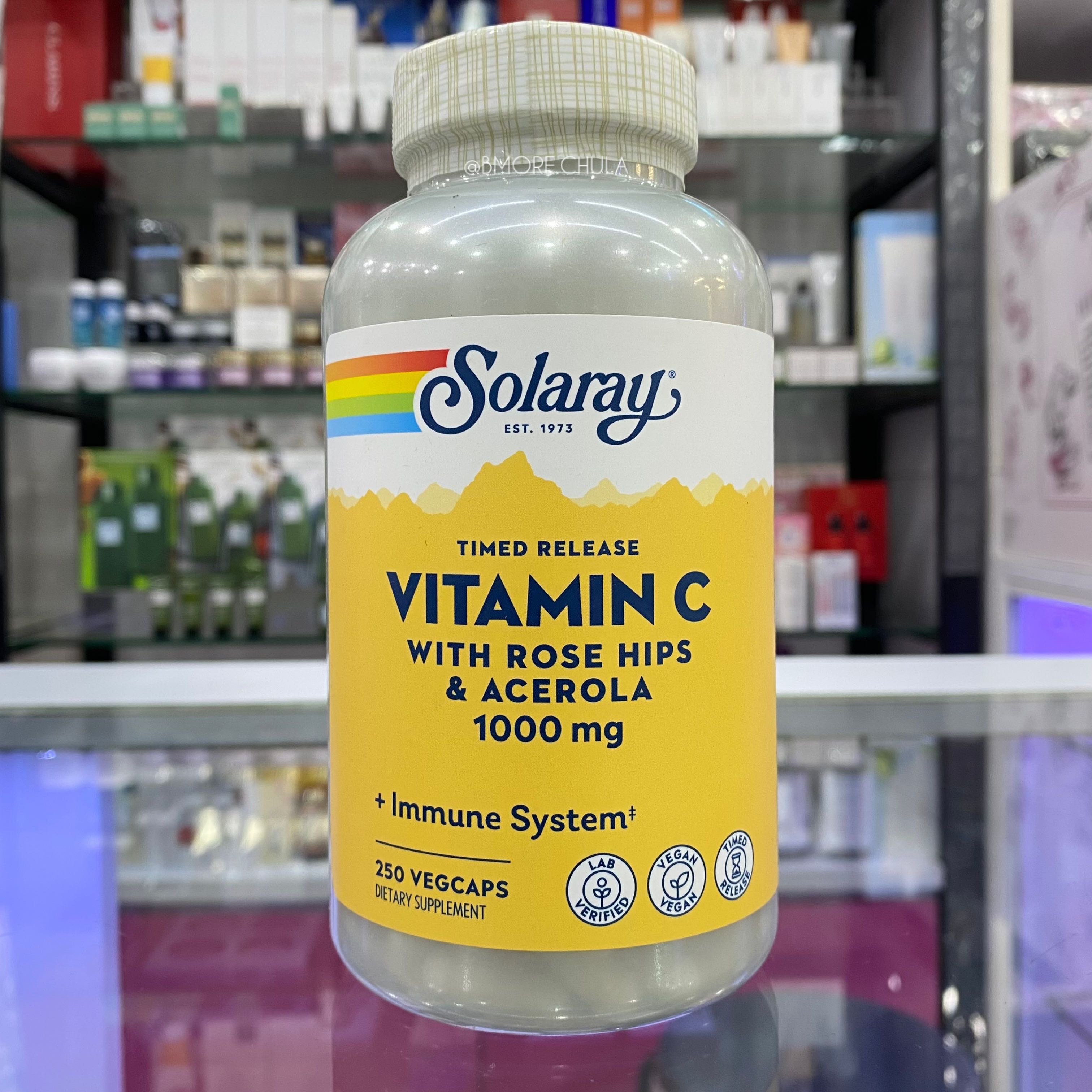 SOLARAY Time Release Vitamin C 1,000 mg 🍊 250's