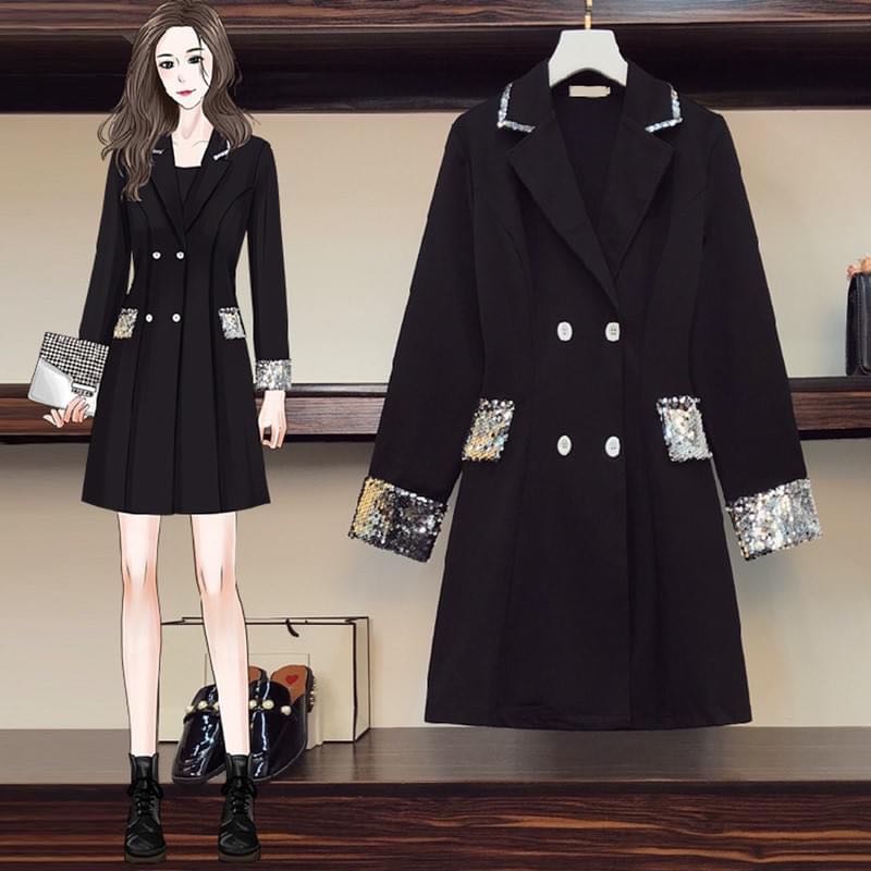 ชุดเดรสทำงานสาวอวบ Bigsize Fashion
