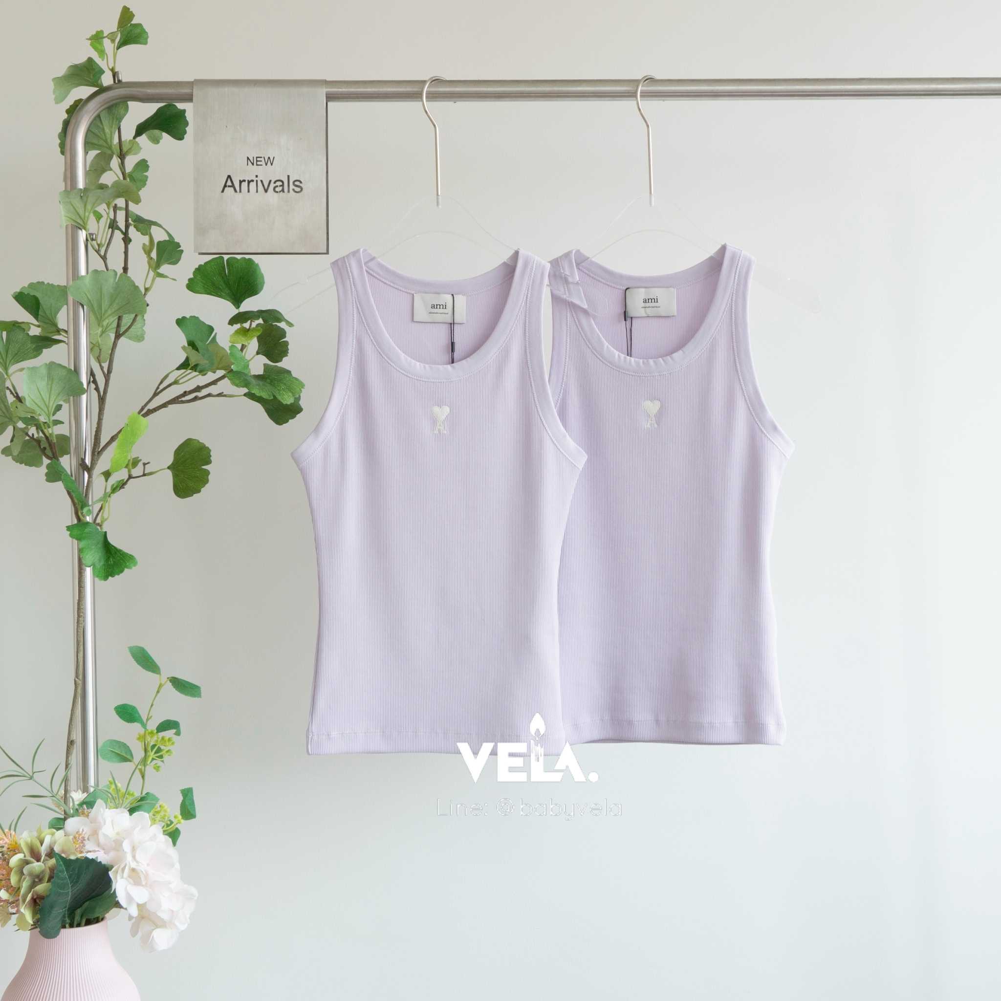 Ami de Coeur Cotton Rib Tanktop (Lilac)