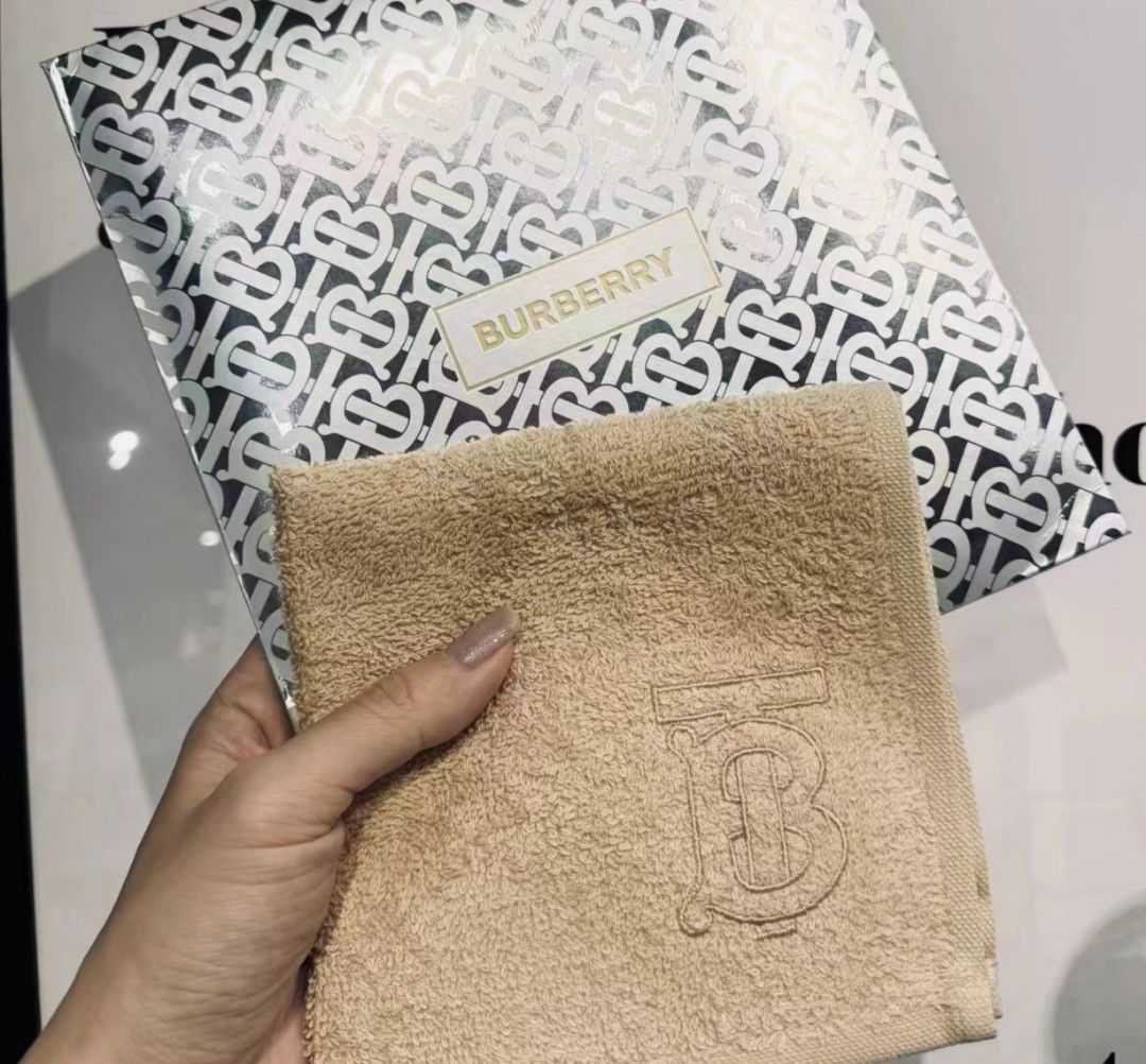 burberry face towel