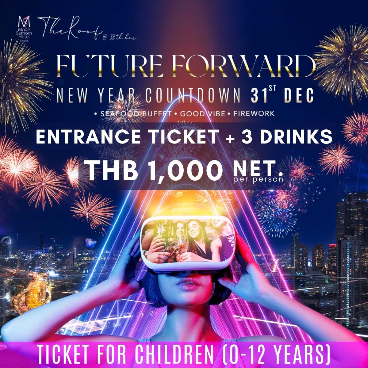  New Year Party 2025 at The Roof 38th Bar LINE SHOPPING