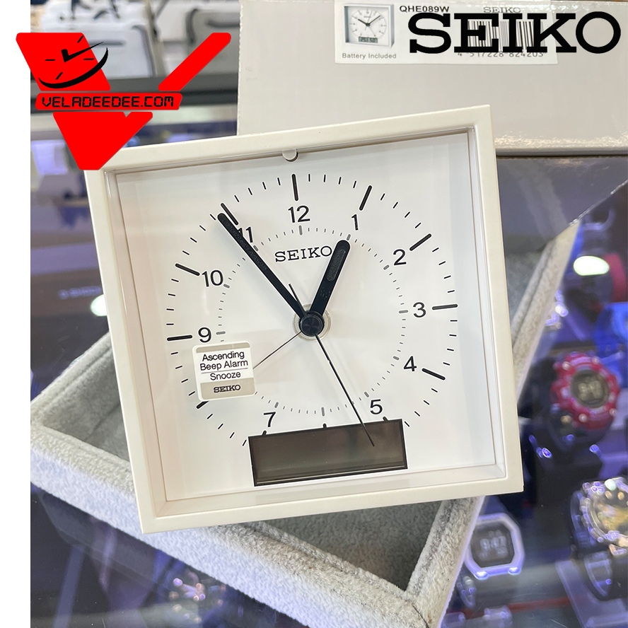นาฬิกาดิจิตอล  นาฬิกาปลุก SEIKO  ไซโก้  Alarm Clock รุ่น QHE089W