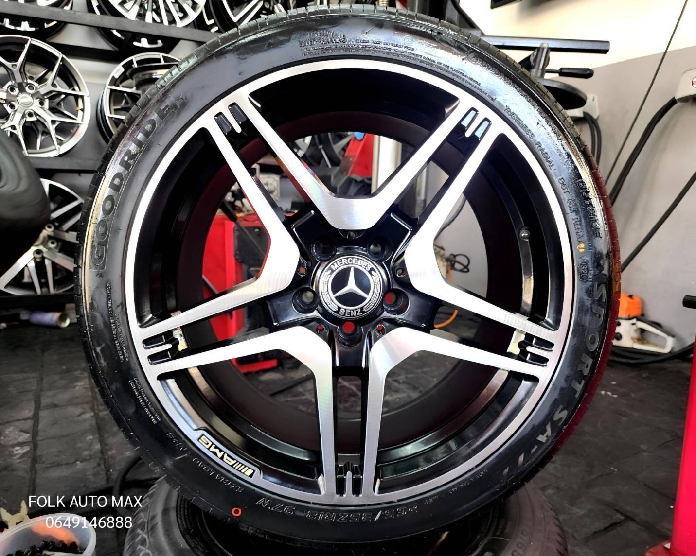 ล้อ Mercedes Benz  ขอบ 18 made in เยอรมัน  1387268 91048368 9952268