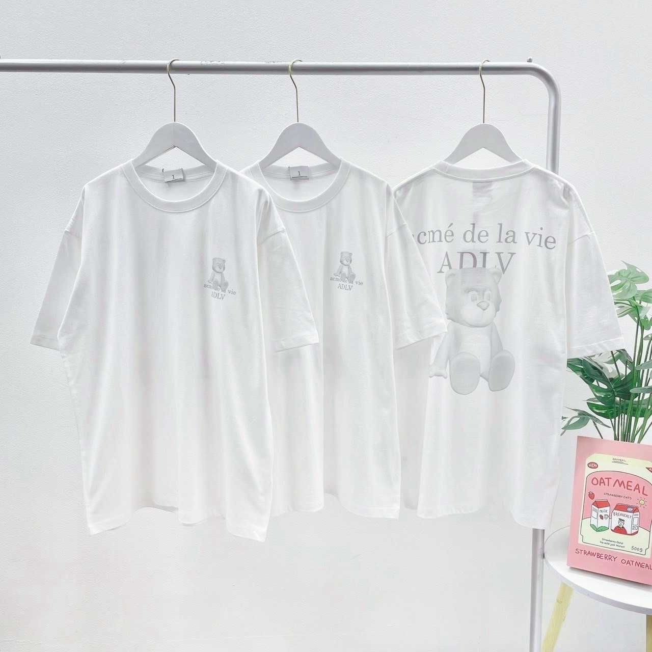 ADLV Graphic Bear T-Shirt (White)