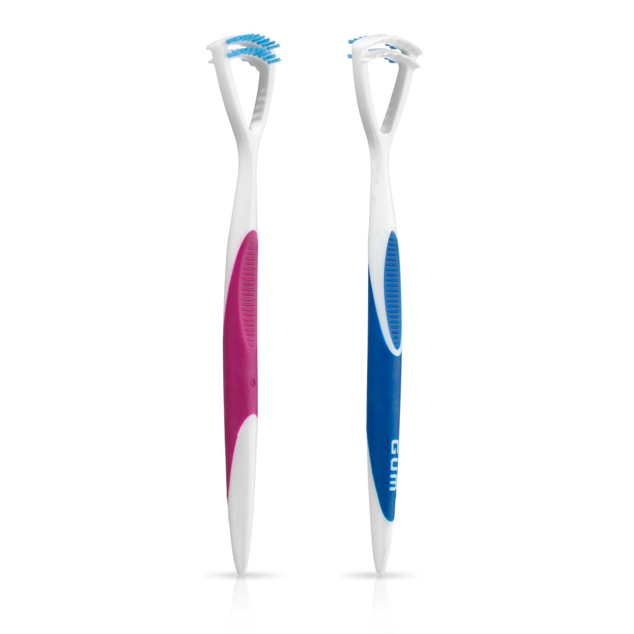 แปรงทำความสะอาดลิ้น G.U.M DUAL ACTION TONGUE CLEANER แพ็ค 6 ชิ้น