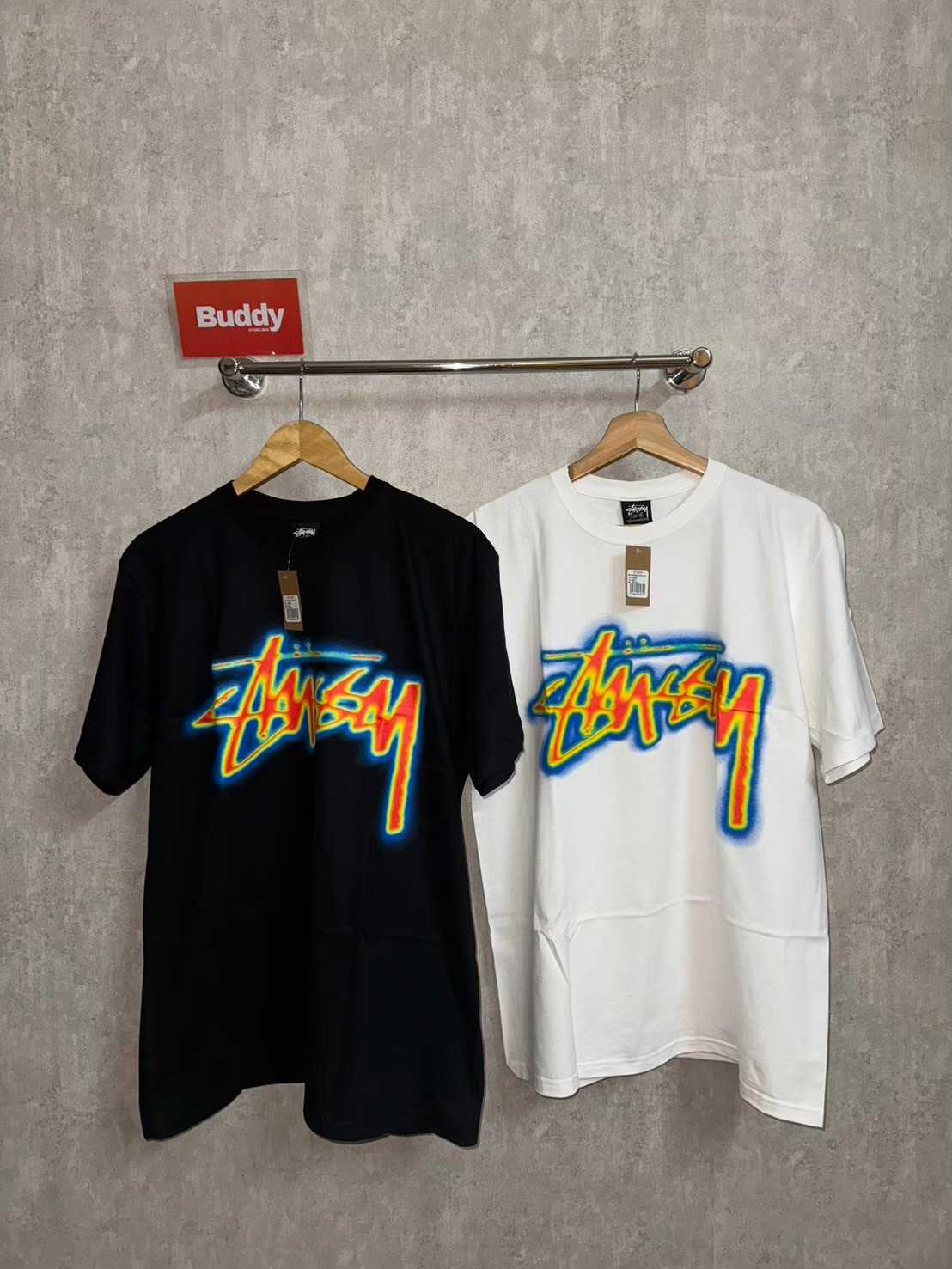 Stussy Thermal Stock Tee (Black/White)
