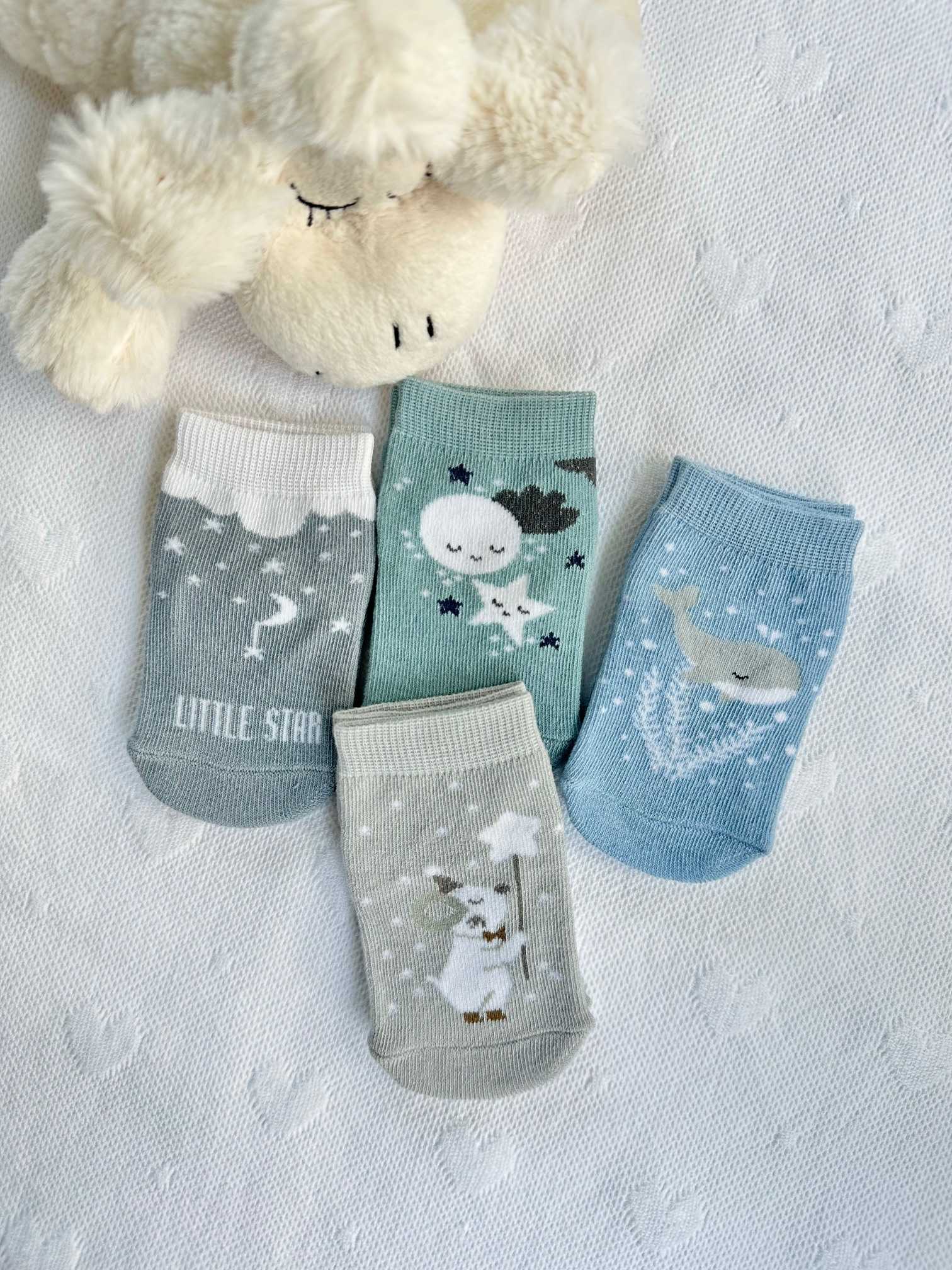 สินค้าใหม่ รุ่นลิตเติ้ลสตาร์ Little Star 3 pairs pack ( with newborn size )