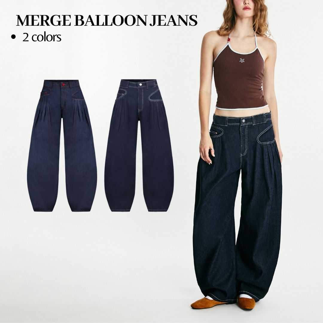 Merge Official - Merge Balloon Jeans (พร้อมส่ง)