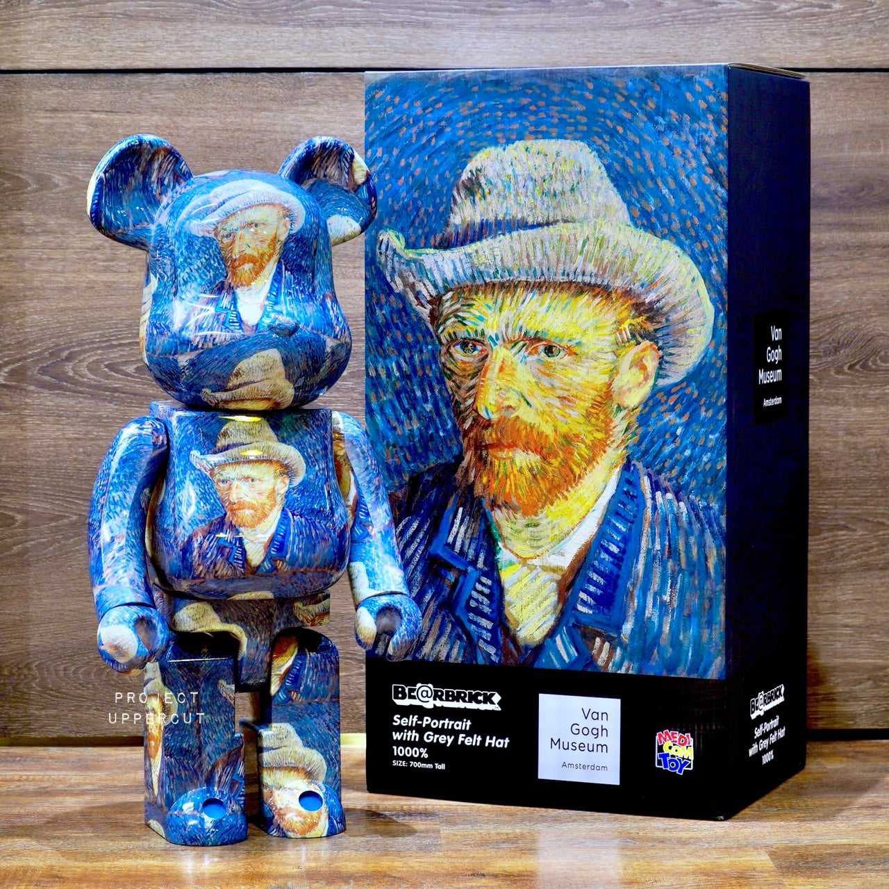 BE@RBRICK 1000% VAN GOGH MUSEUM : Self-Portrait with Grey Felt Hat [New]