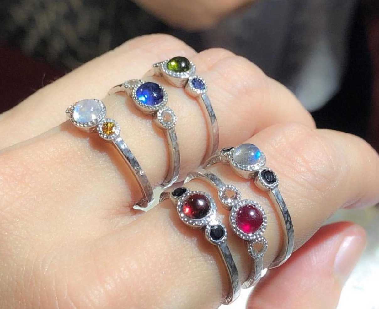 แหวนพลอย #minimring รหัส R046