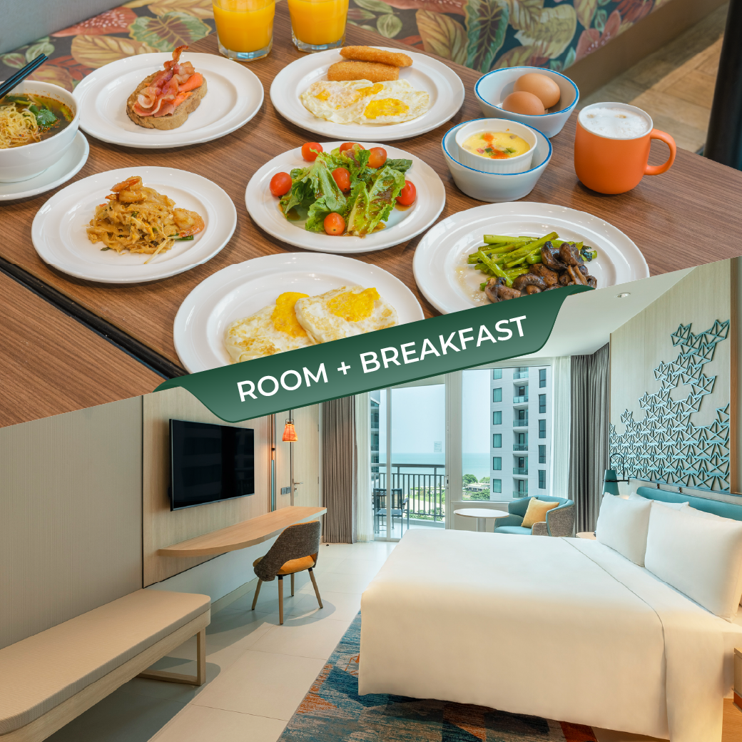 ไทยเที่ยวพัทยา ครั้งที่ 3 - One Bedroom Suite Sea View Bay Tower (Room + Breakfast)