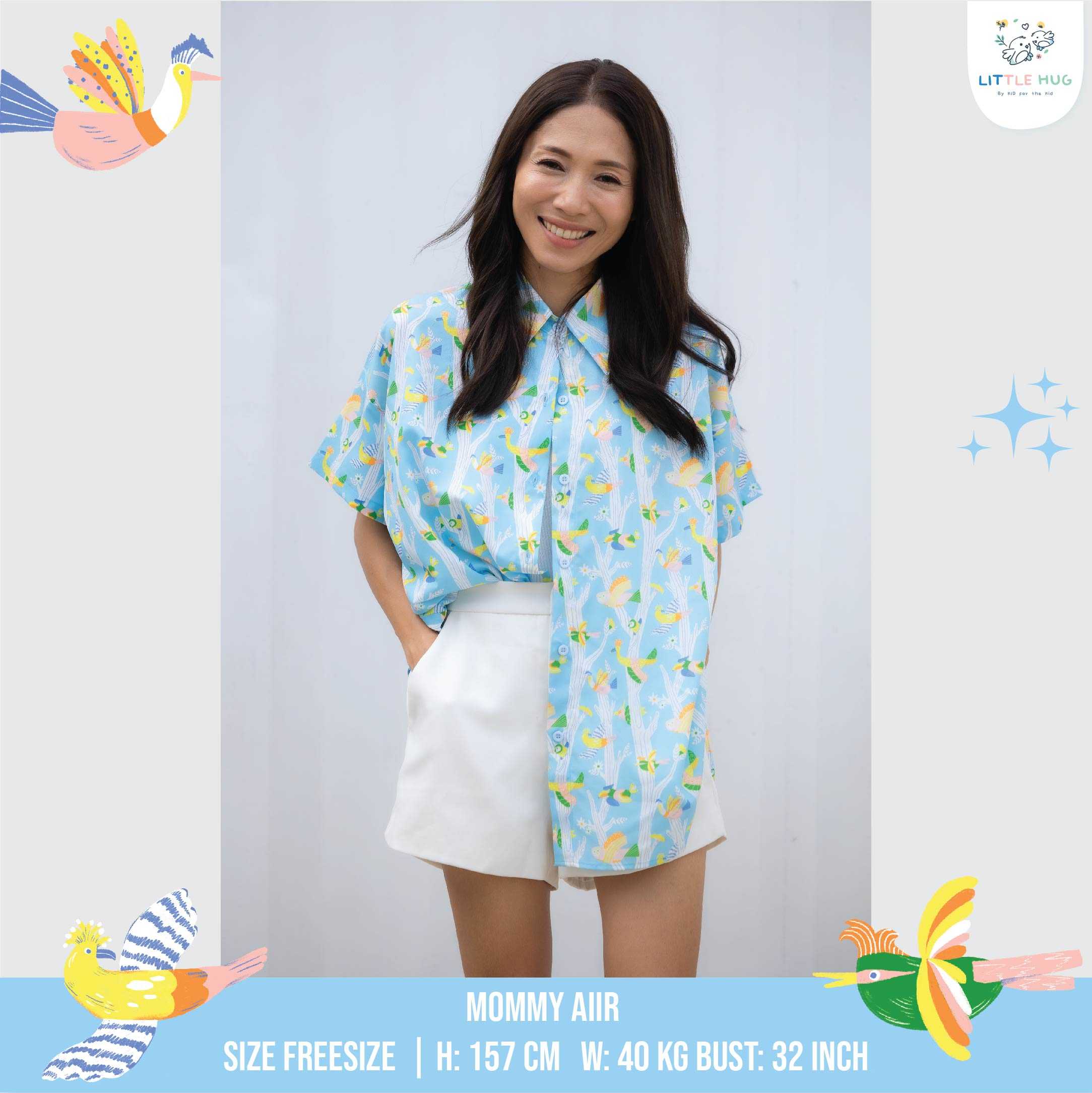 BP04: Mommy oversized shirt (Bust 52 Inch)
