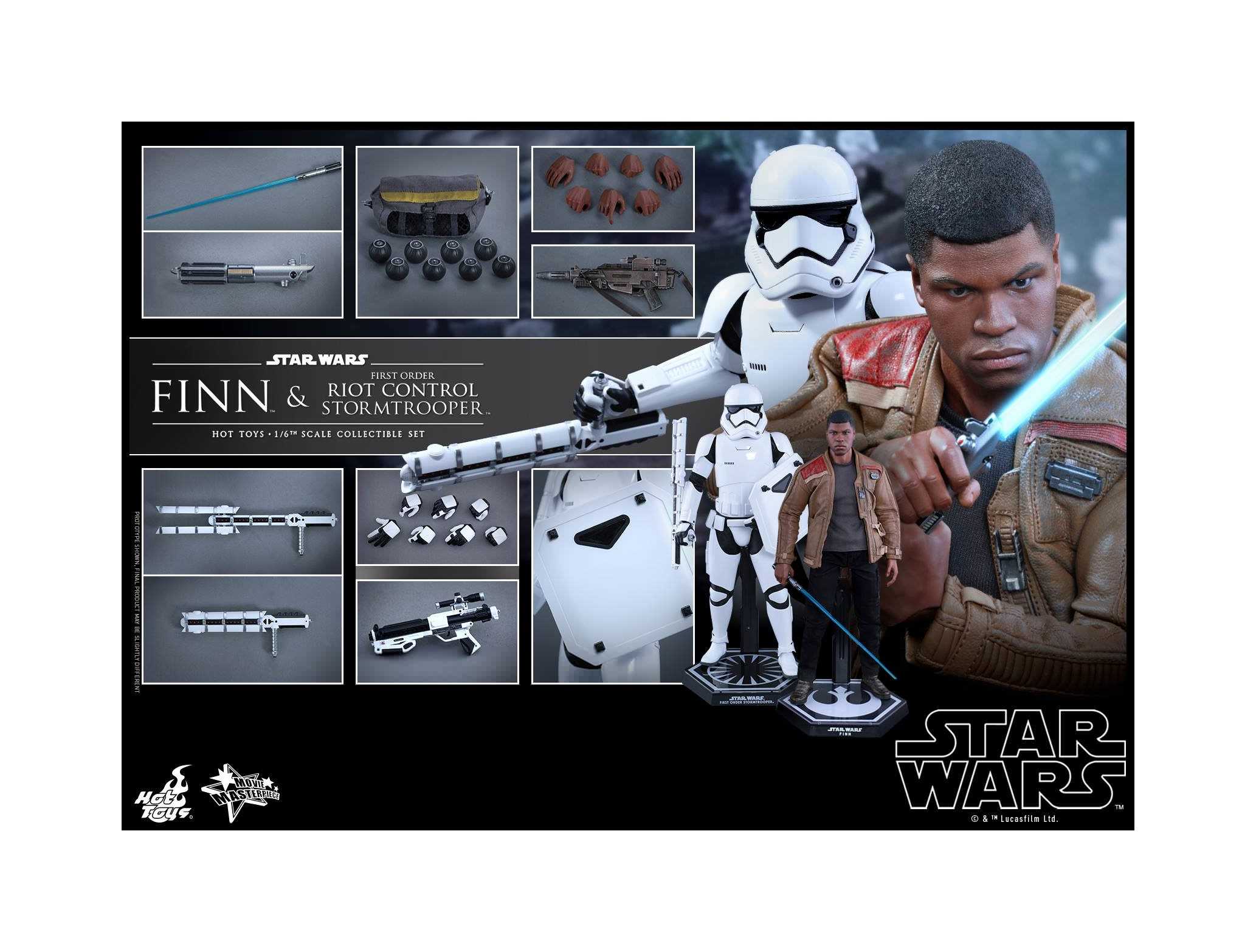 Hot Toys MMS346 Star Wars : TFA – Finn & FO Rio Control Stormtrooper (WA)  สินค้าใหม่