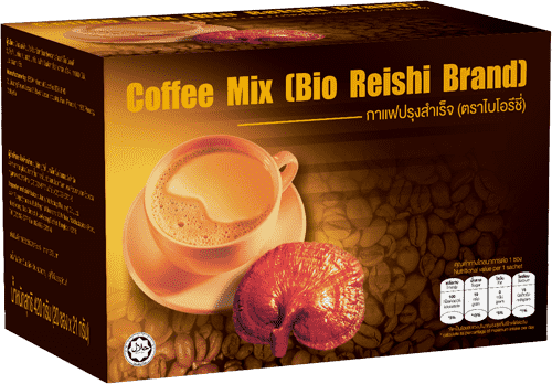 Coffee Mix (Bio Reishi Brand) กาแฟสุขภาพเห็ดหลินจือ