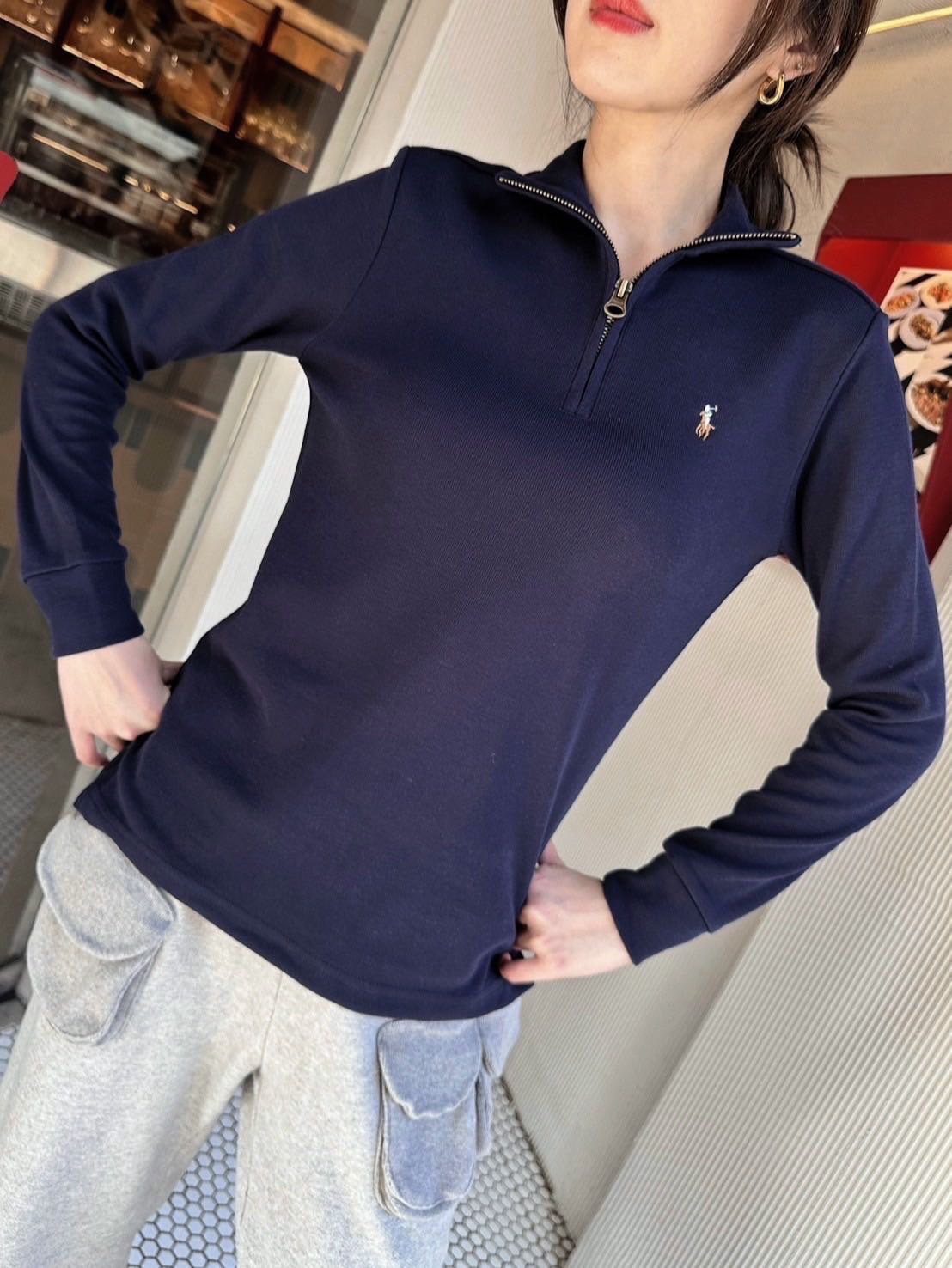 POLO HALF ZIPPER SWEATER 