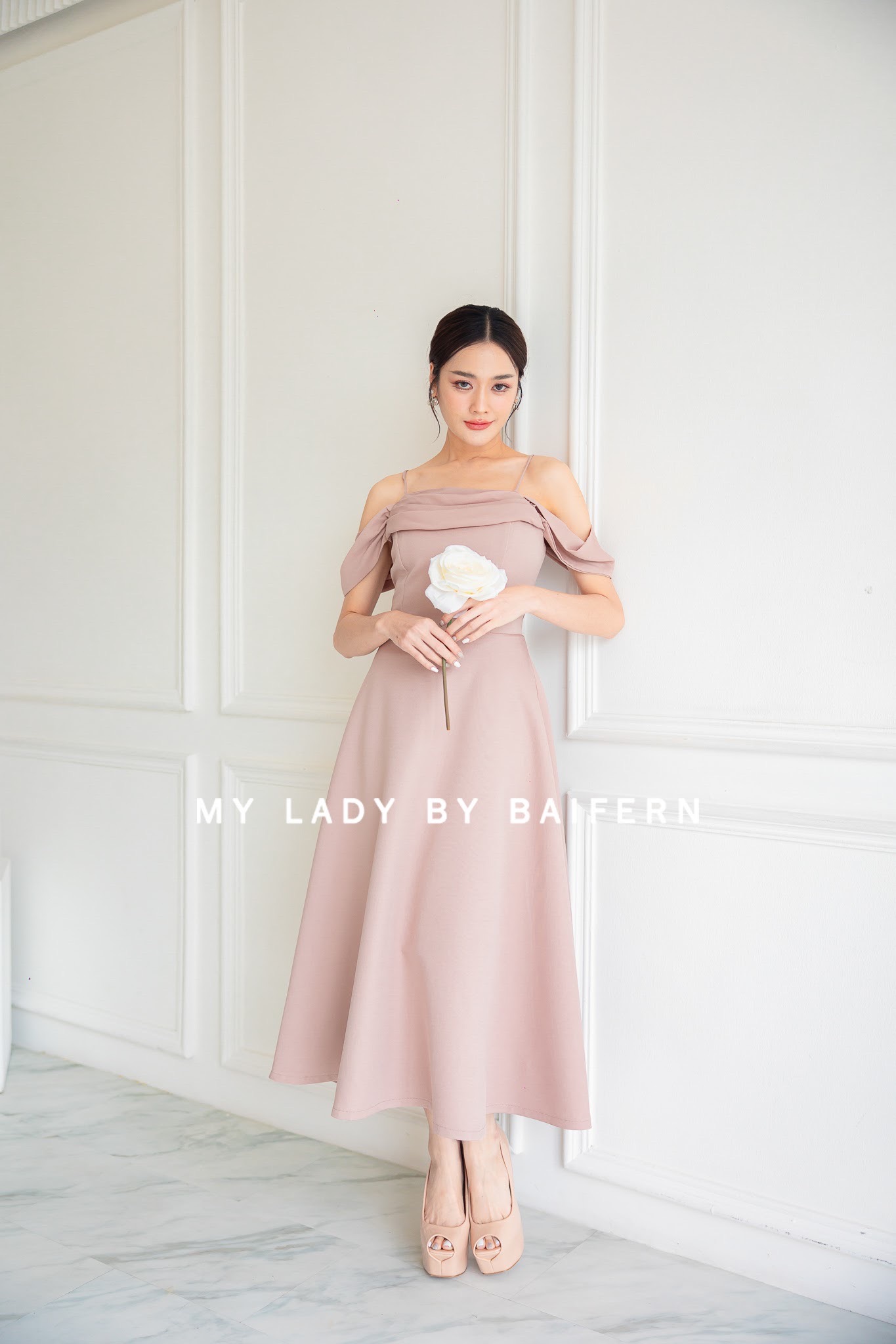 ชุดเดรสไปงานแต่ง ชุดออกงาน MY LADY BY BAIFERN - ML450
