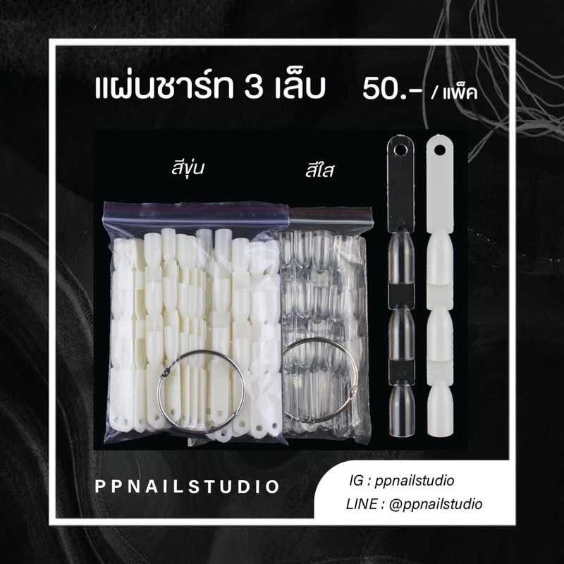 ชาร์ทโชว์สีทาเล็บ ชาร์ทใบพัด