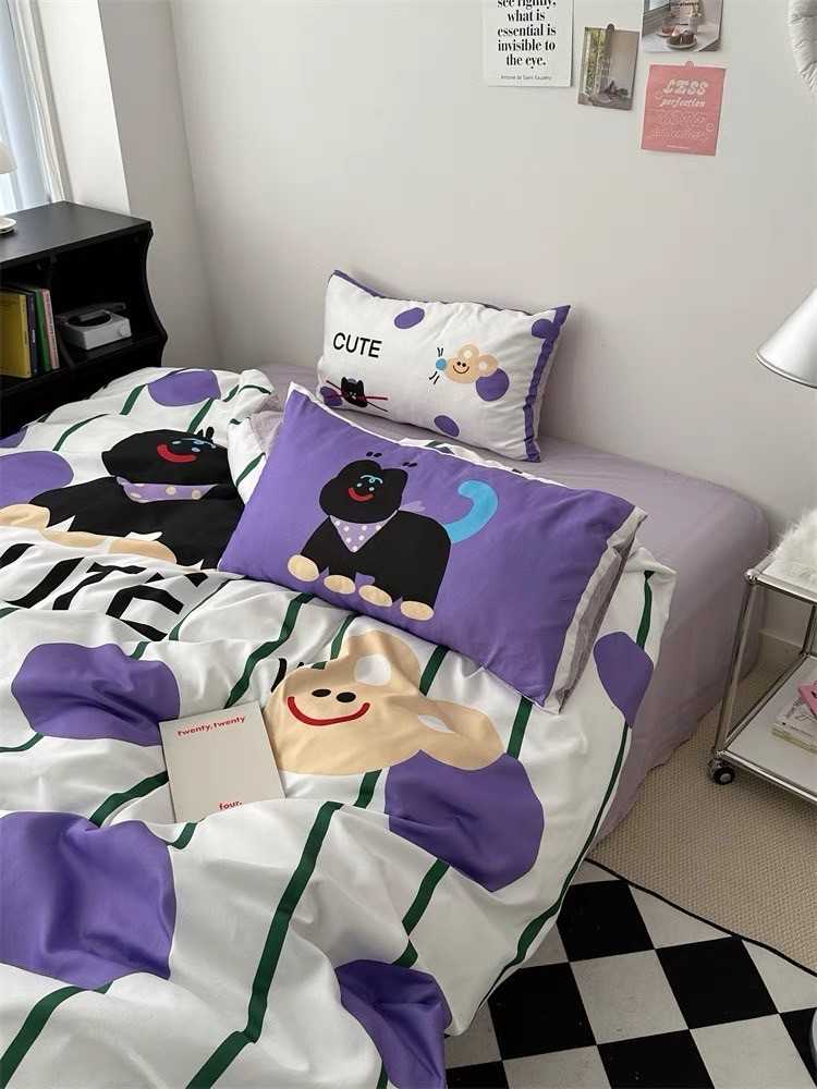 - PREORDER - ชุดผ้าปูที่นอน ลายการ์ตูน ผ้าคอตตอน100% ( มีขนาด 3.5-6 ฟุต )