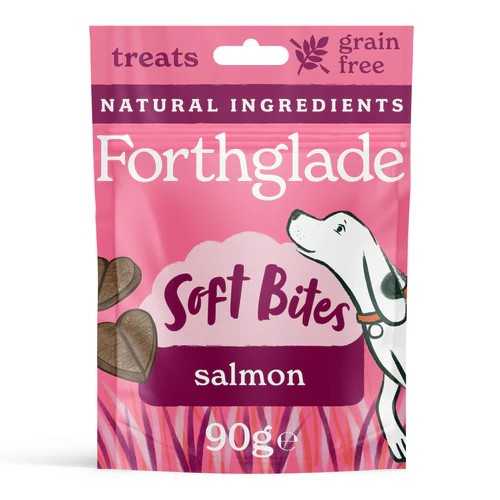 (พร้อมส่ง) Forthglade - Salmon Dog Treats - Salmon Soft Bites (90 g.)