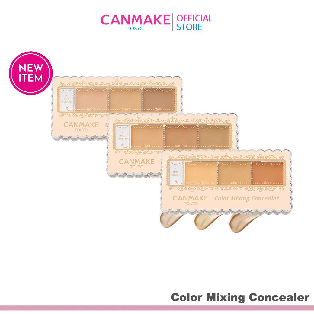 CANMAKE Color Mixing Concealer คอนซิลเลอร์เนื้อครีม 3 สี
