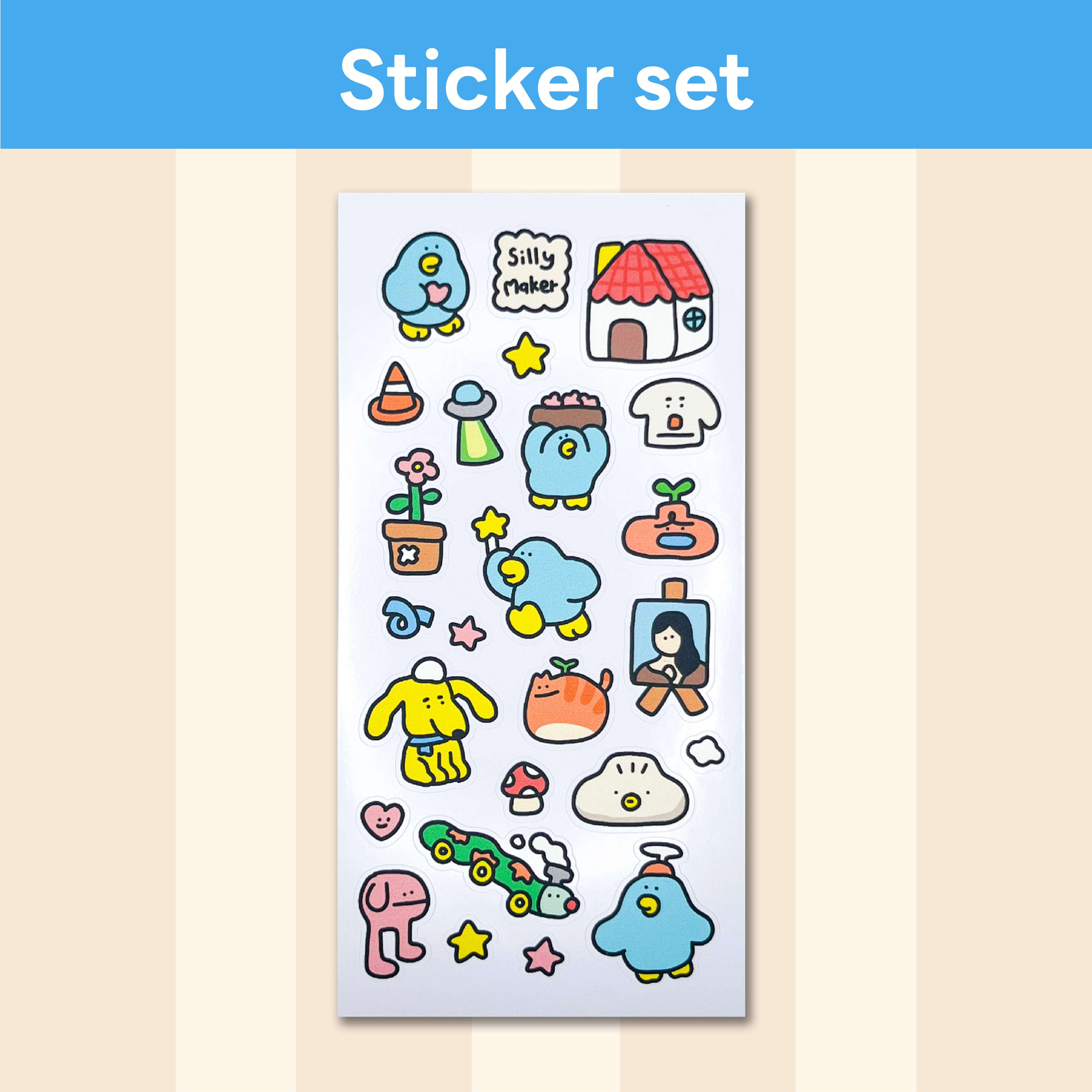 สติ๊กเกอร์ set [Silly maker.]