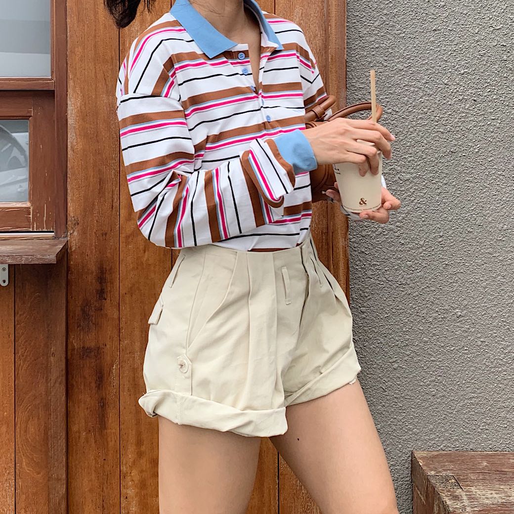 Roll up camping shorts