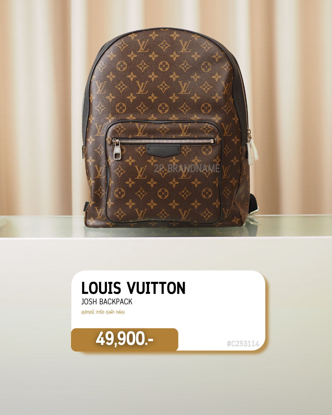 Louis Vuitton   Josh Backpack ( #C253114)