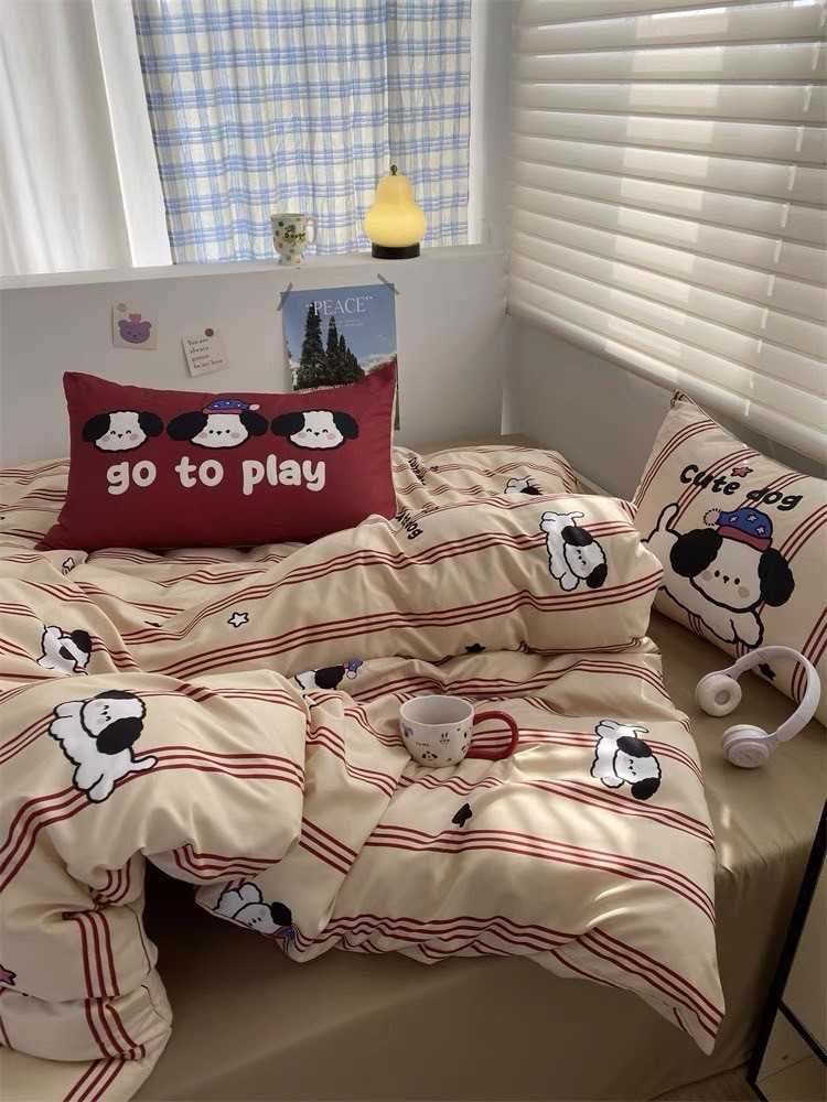 - PREORDER - ชุดผ้าปูที่นอน ลายการ์ตูน ผ้าคอตตอน100% ( มีขนาด 3.5-6 ฟุต )