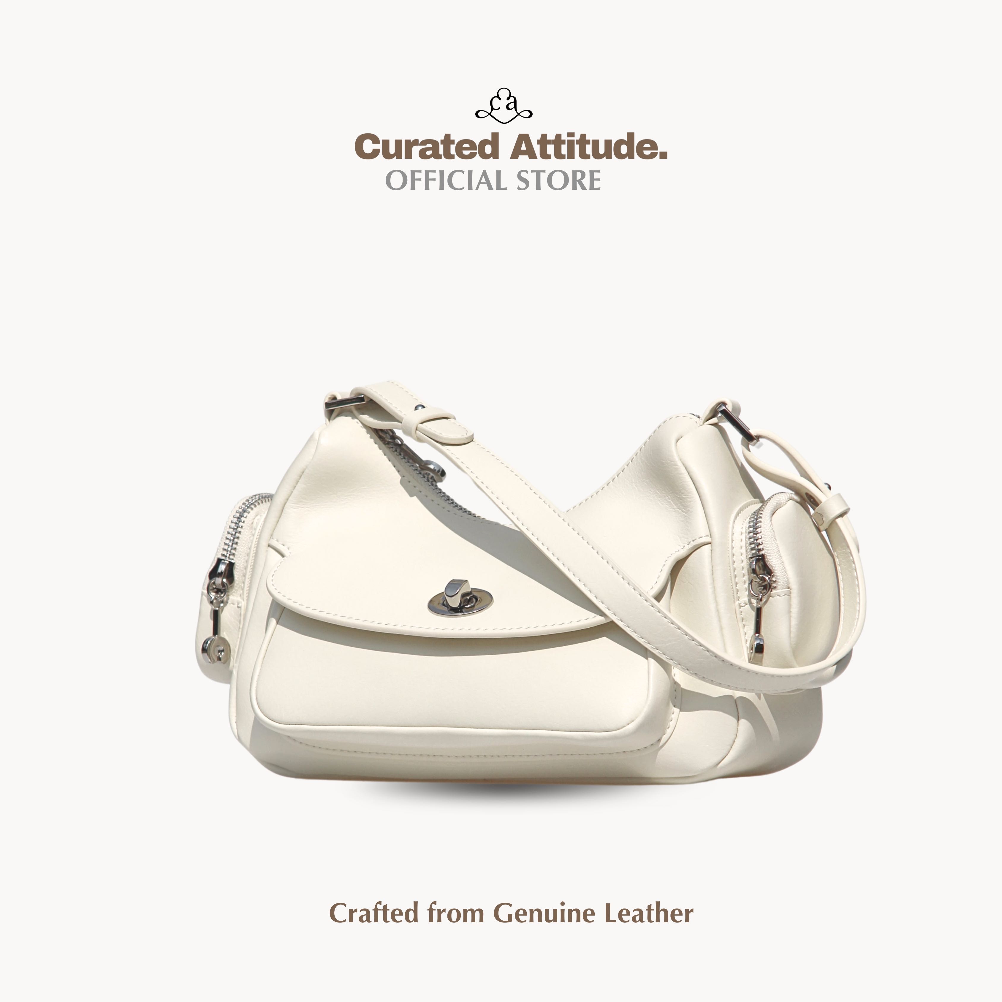 (พร้อมส่ง) Stella Collection - Milk - Genuine Leather