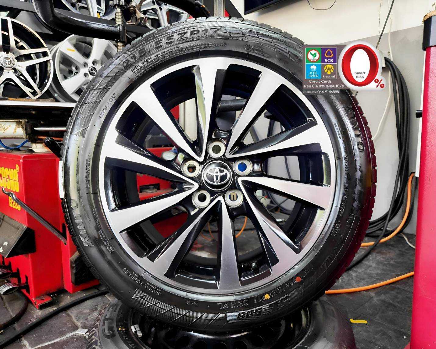 ปี26 ล้อ Camry ขอบ 17 5 รู 114 หน้าหลังกว้าง 7.5J ET 45 สภาพสวยไม่มีรอย.        2538469  91904369
