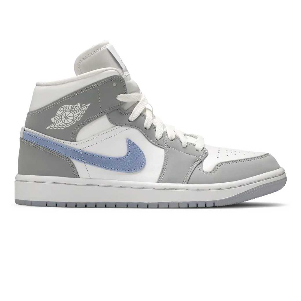 Nike Jordan 1 Mid Wolf Grey Aluminum (W)