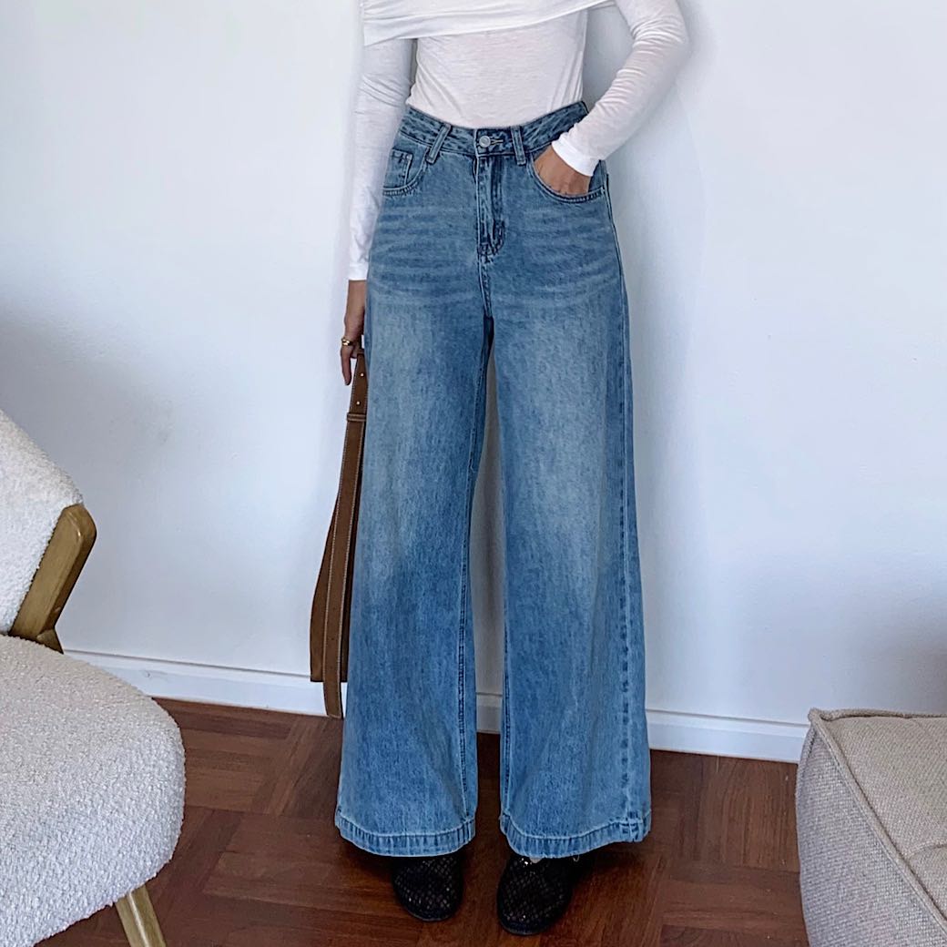 Original denim pants w.belt