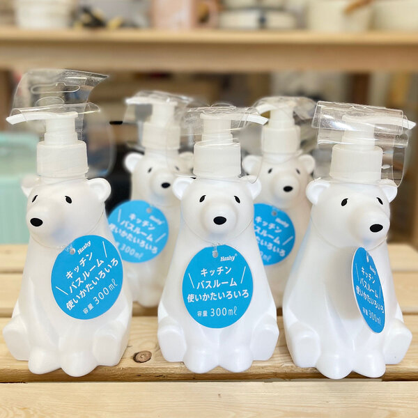 ขวดปั๊มหมี 300ml.