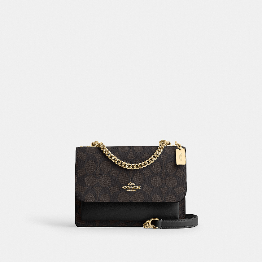 Coach CW206 Mini Klare Crossbody (IMXAQ) กระเป๋าสะพายข้างผู้หญิง สี Im/Walnut/Black