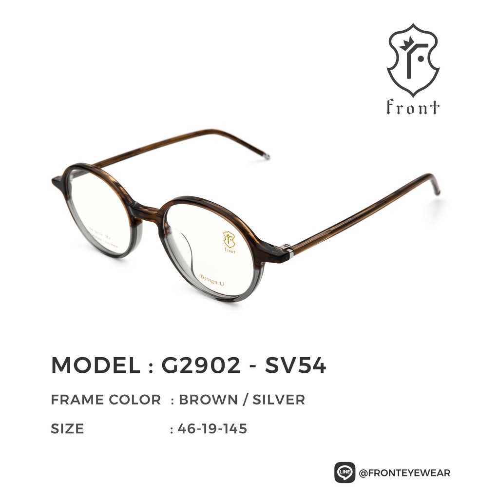 FRONT - แว่นสายตา รุ่น G2902 (สามารถนำไปตัดเลนส์สายตาได้ค่ะ) - Fronteyewearthailand