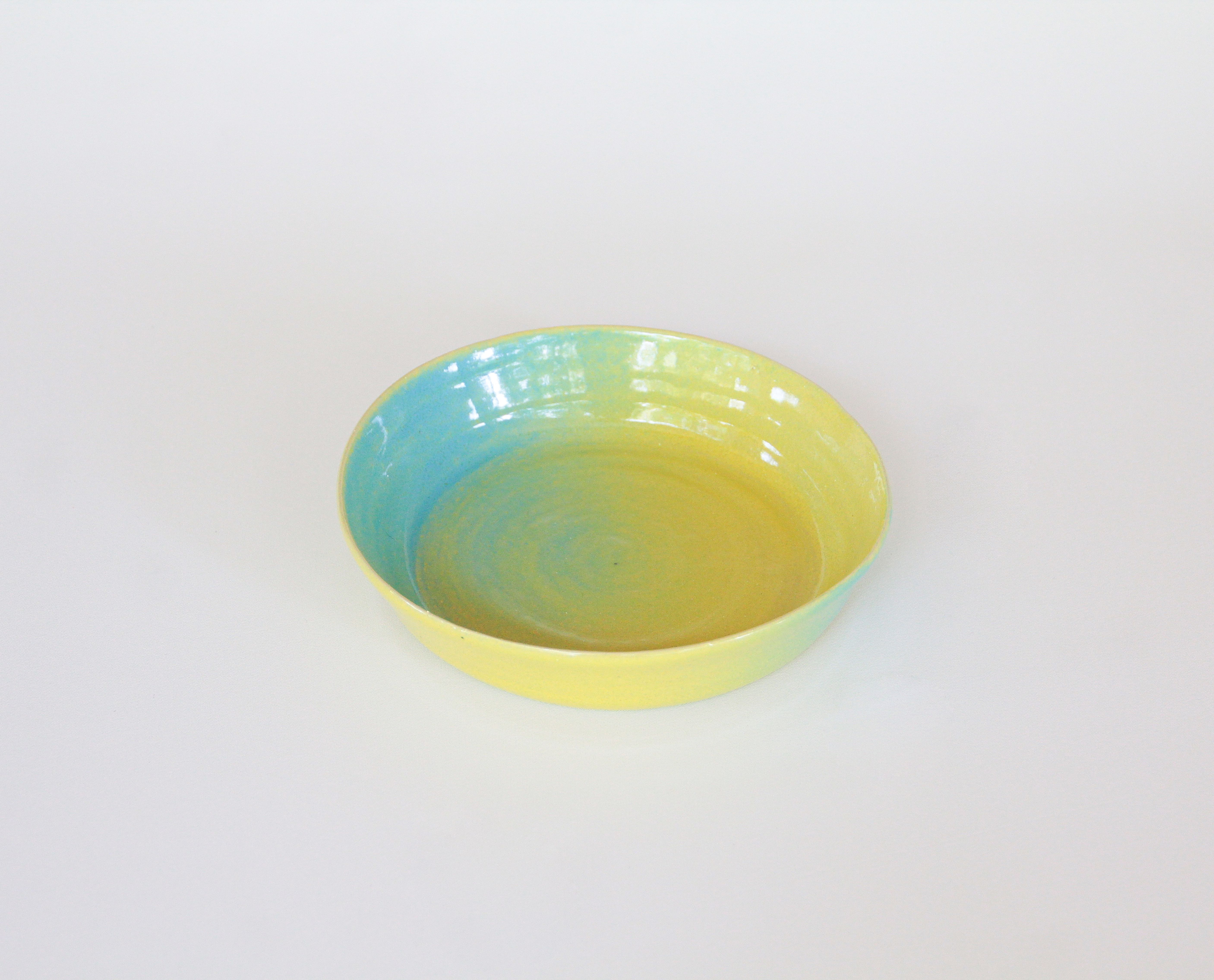 Lemon Sky Blue Gradient Bowl