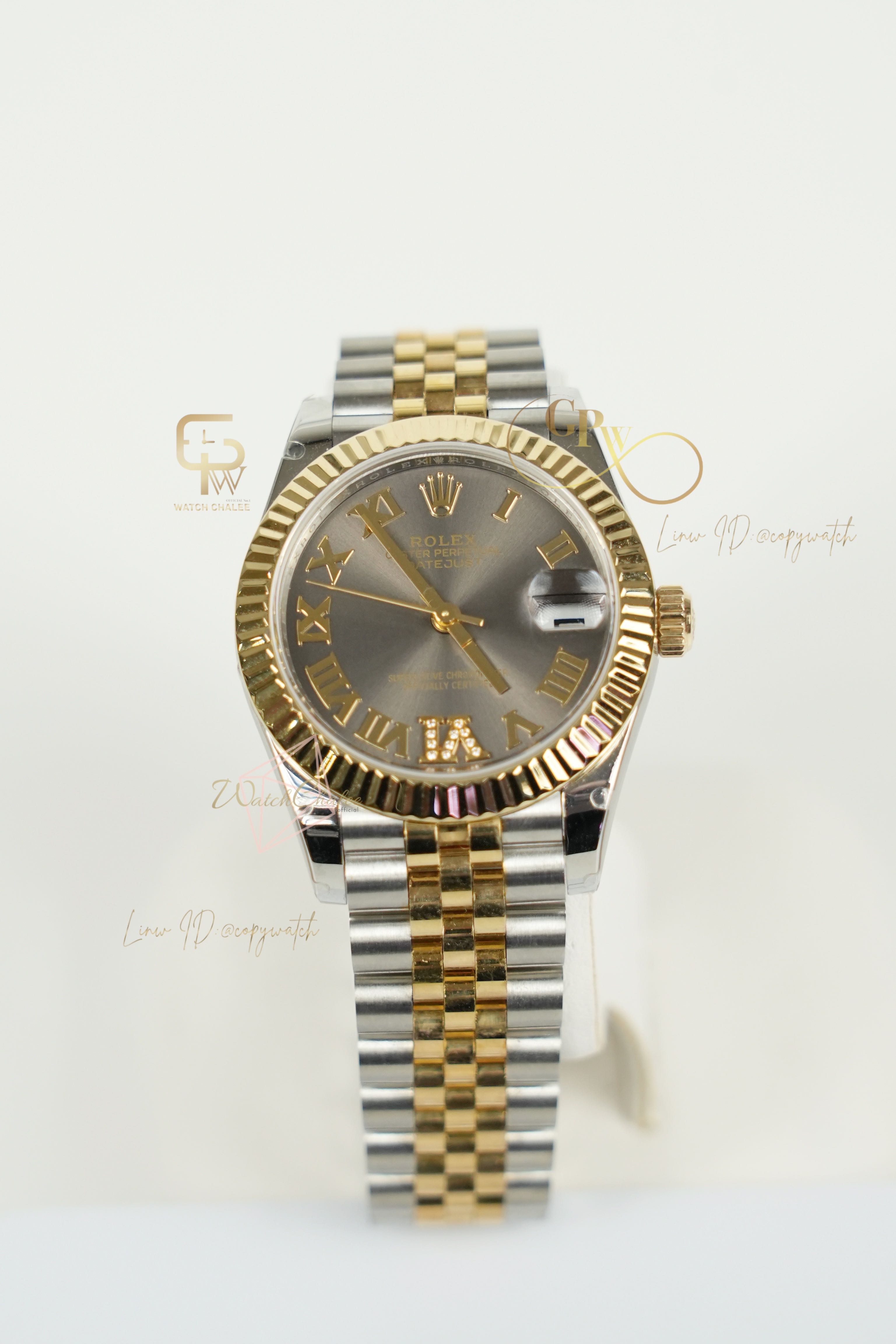 Rolex Datejust 31 mm. 2k Grey automatic swiss movement