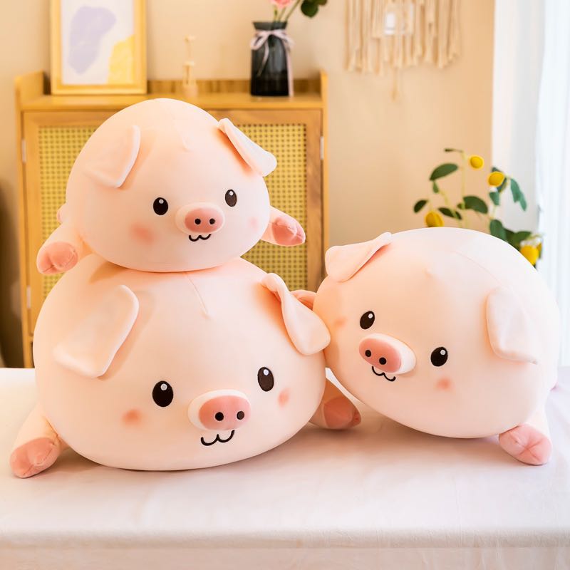 ตุ๊กตาหมูกลม กลมฝุดๆ น่ารักเลเวล 100 เลยจ้า